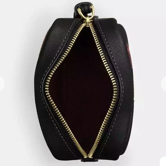 COACH Pouch Wristlet Clutch Bag Womens Small Purse with Cherry Print CDF01 NWT - Picture 4 of 7